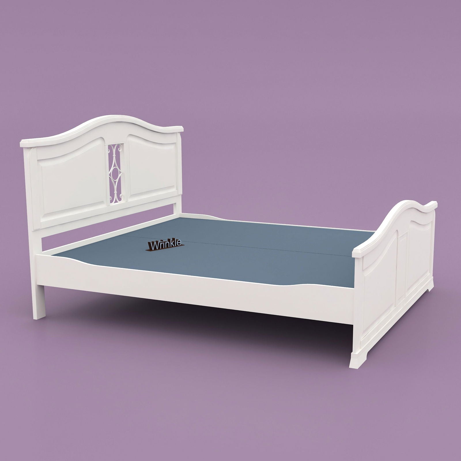 WoodCraft Beautiful Minimal Design Wooden Bed - Furnishiaa -  - 