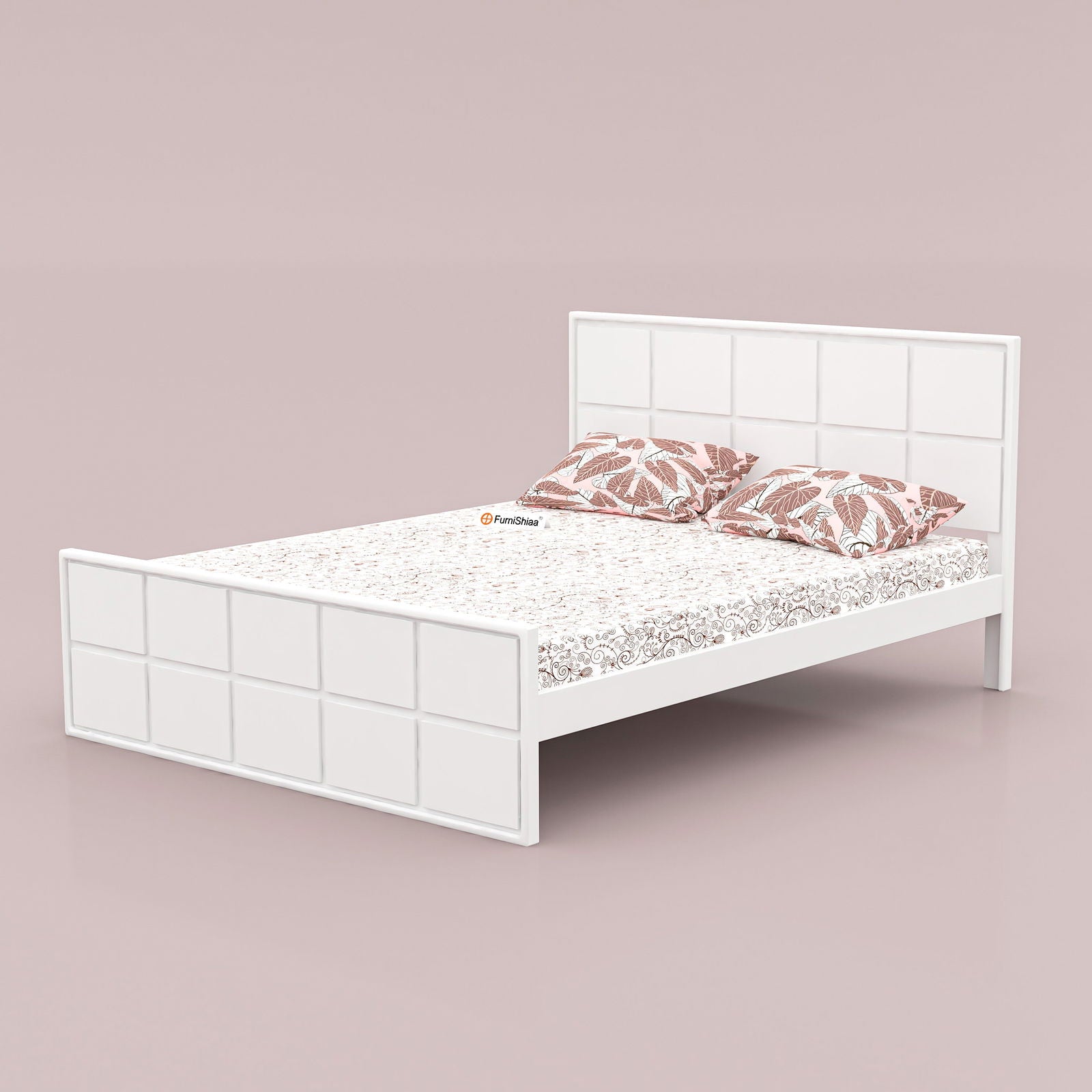 WoodCraft Blocks Minimal Wooden Bed - Furnishiaa -  - 