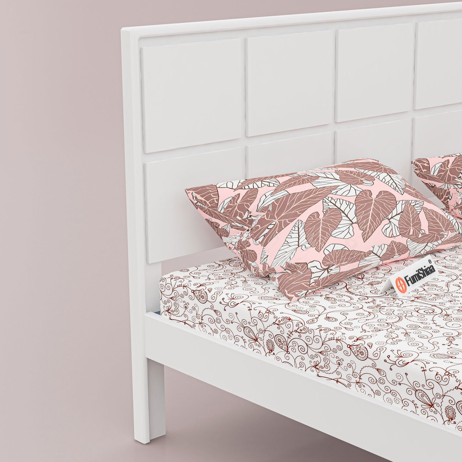 WoodCraft Blocks Minimal Wooden Bed - Furnishiaa -  - 