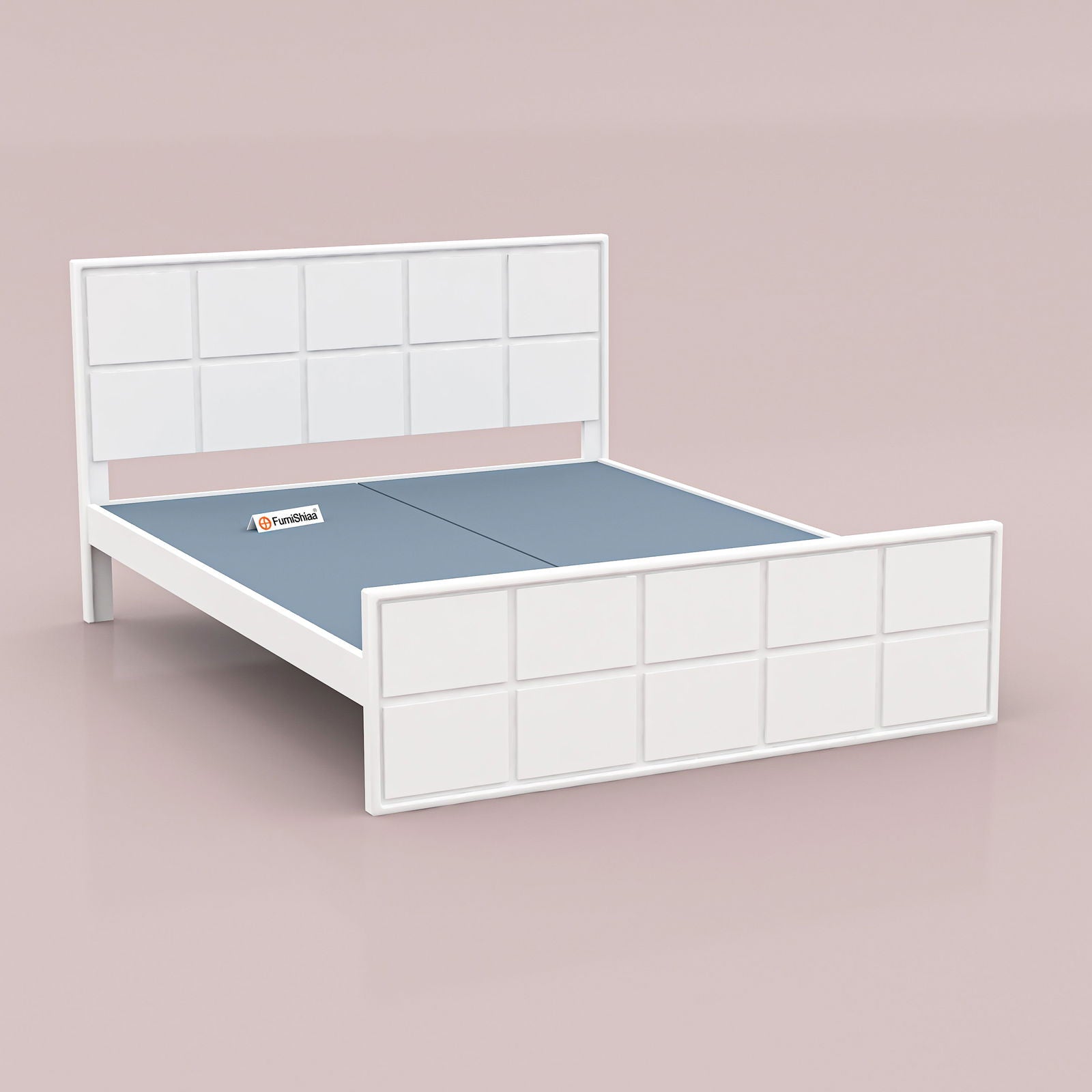 WoodCraft Blocks Minimal Wooden Bed - Furnishiaa -  - 