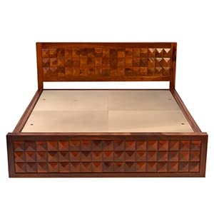 WoodCraft Royal Modern Box Storage Bed - Furnishiaa -  - 