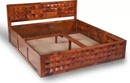 WoodCraft Royal Modern Box Storage Bed - Furnishiaa -  - 