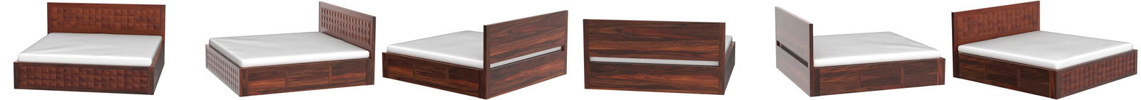 WoodCraft Royal Modern Box Storage Bed - Furnishiaa -  - 