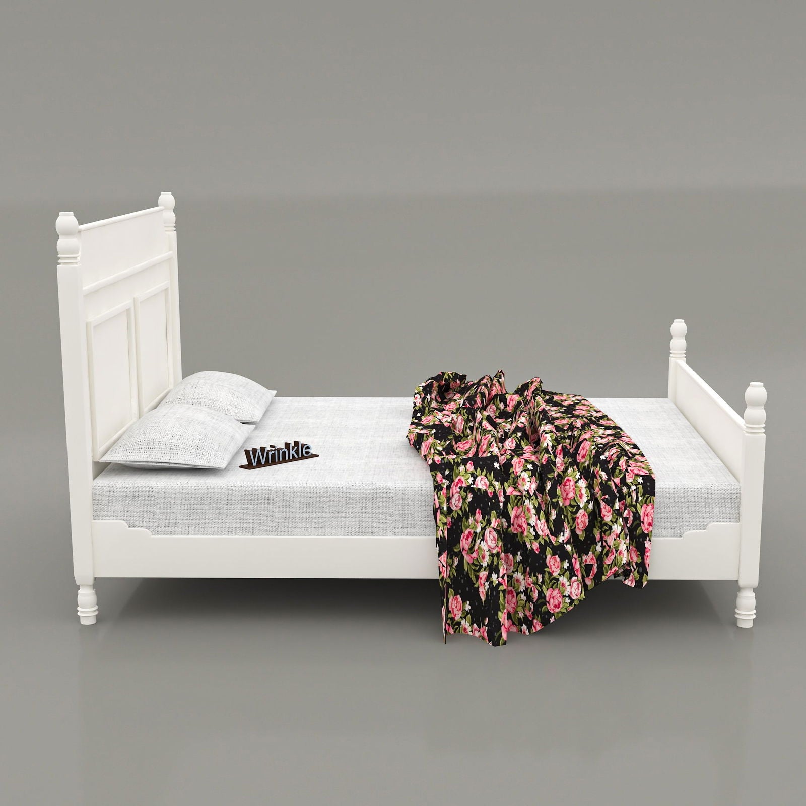 WoodCraft Simple Designer Wooden Bed - Furnishiaa -  - 