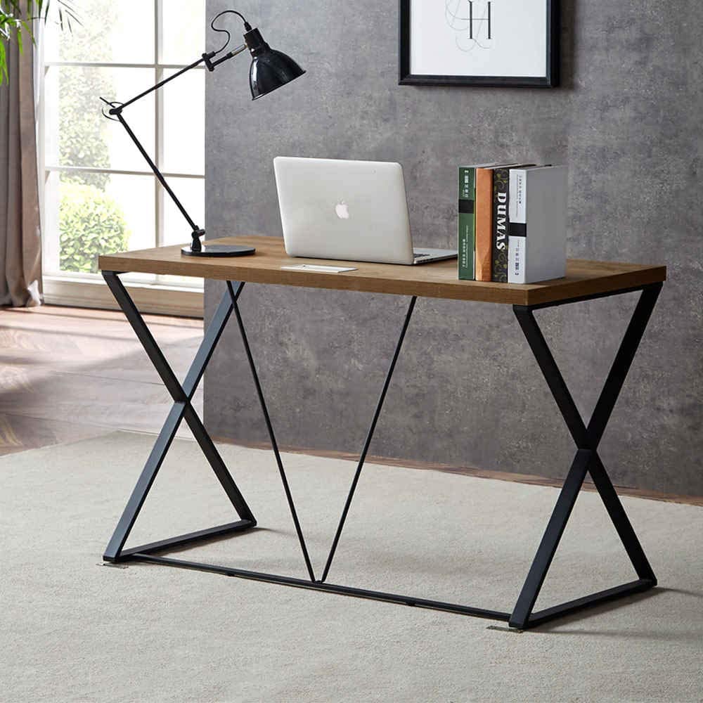 WoodHeaven Essential Wooden Office/Computer/Study Table with X Legs - Furnishiaa -  - 