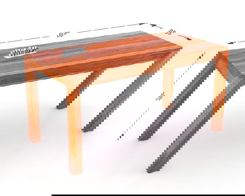 WoodPlank 6 Seater Dining Table - Furnishiaa -  - 