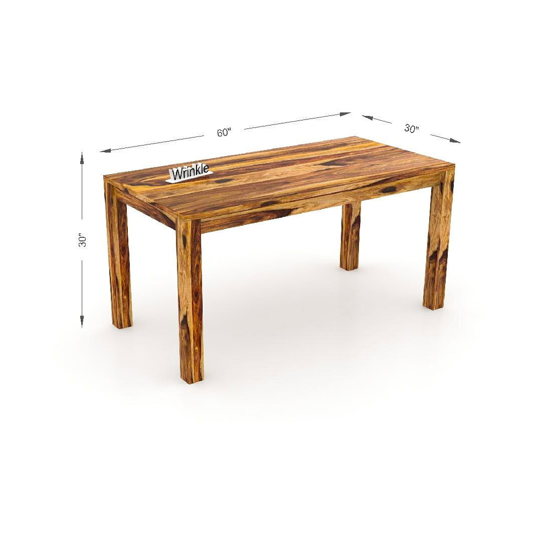 WoodPlank Modern 6 Seater Dining Table - Furnishiaa -  - 
