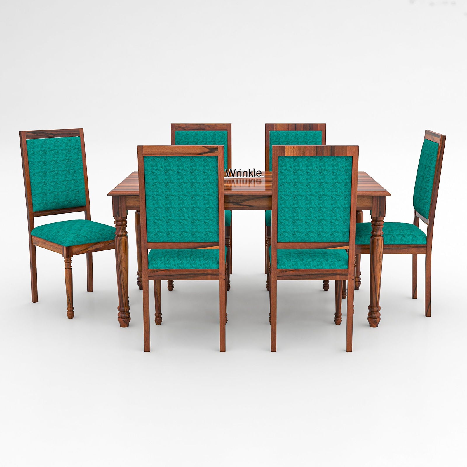 WoodPlank Simple 6 Seater Dining Table - Furnishiaa -  - 