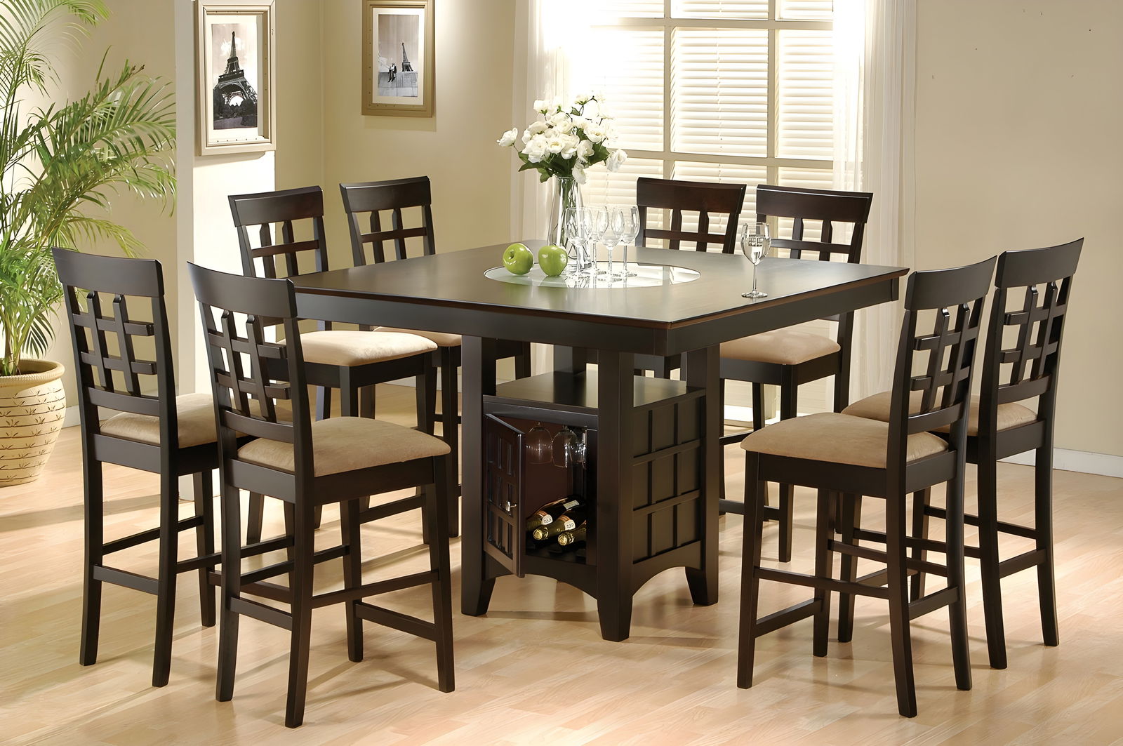 Woodplank Winebox 8 Seater Dining Table - Furnishiaa -  - 