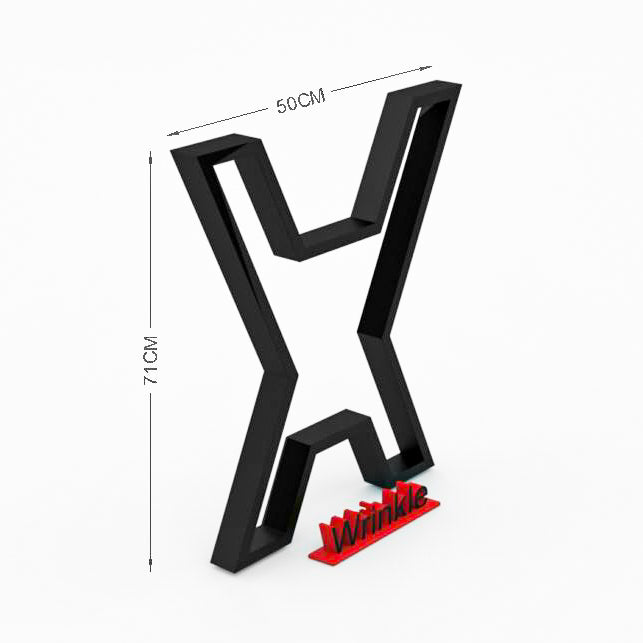 Wrinkle Metal/Iron legs For Table - Furnishiaa -  - 