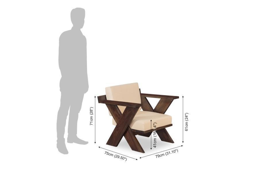 Wrinkle Sofa set Made With Solid Wood For Home & Office - Furnishiaa -  - 