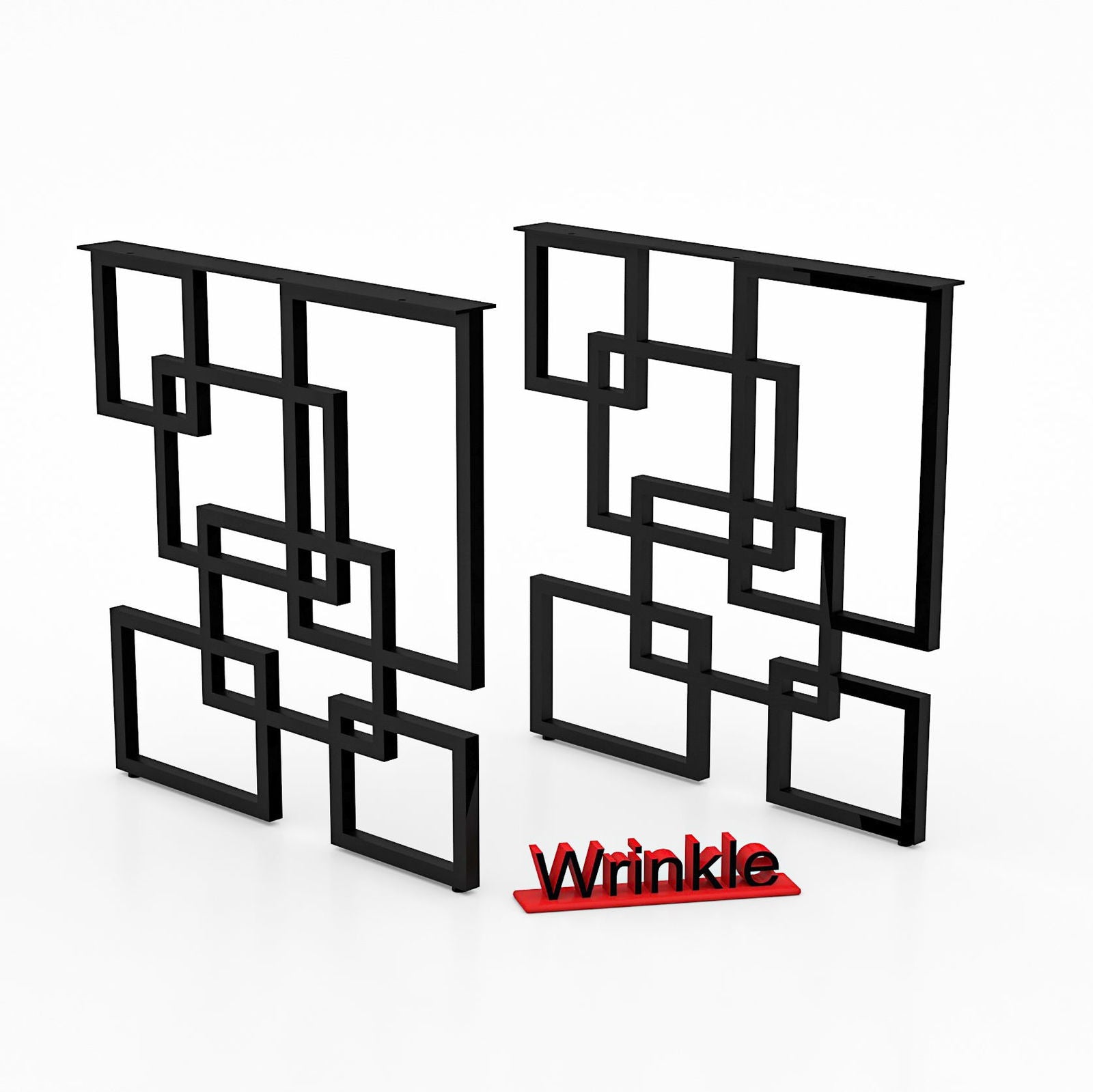 Wrinkle Unseen Metal/Iron legs For Table - Furnishiaa -  - 