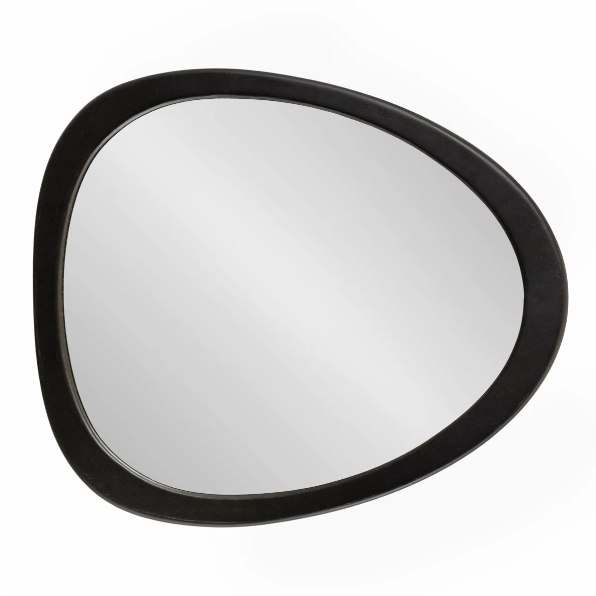 Mid-Century Modern Sheesham Wood Accent Wall Mirror