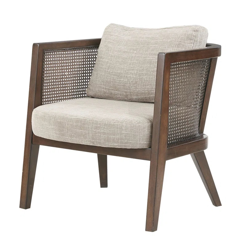 Furnishiaa Accent Chair: Mid-Century Elegance Meets Natural Charm