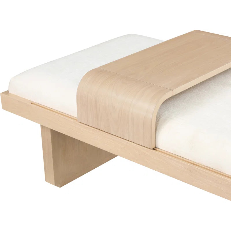 Furnishiaa solid sheesham wood Bench