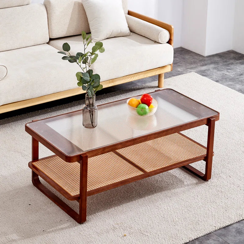 Furnishiaa Solid Sheesham Wood Square Coffee Table