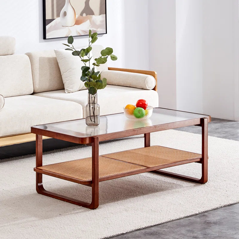 Furnishiaa Solid Sheesham Wood Square Coffee Table