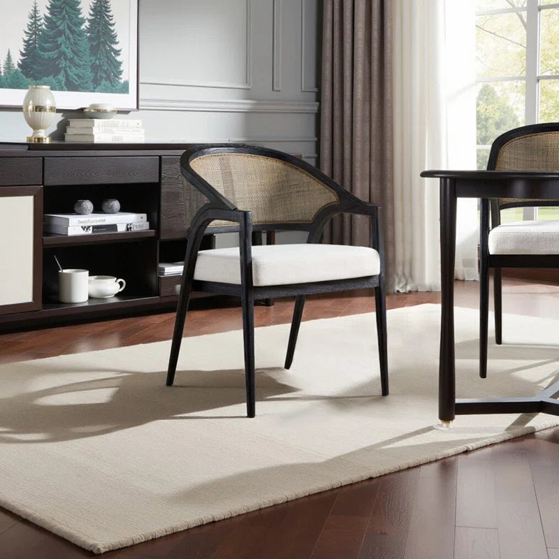 Furnishiaa Stylish Solid Sheesham Wood Dining Chair (set of 2)