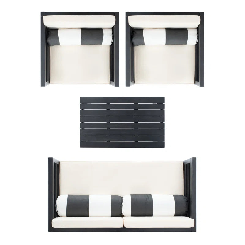 Furnishiaa solid sheesham wood Outdoor Sofa Seating Set