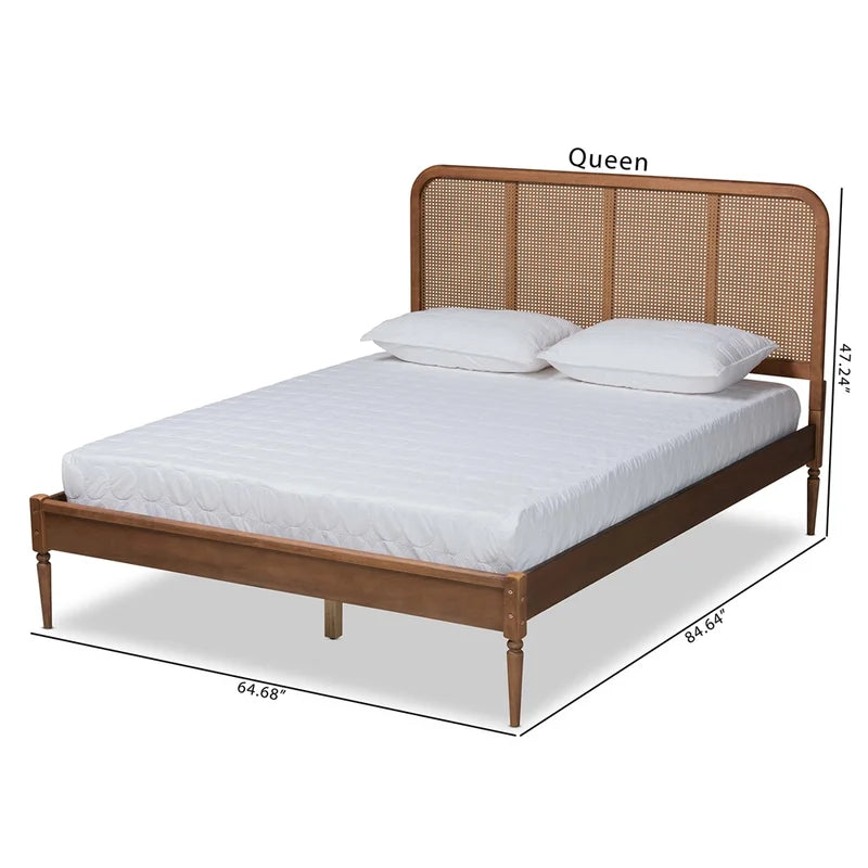 Furnishiaa Solid Wood Bed Without Storage