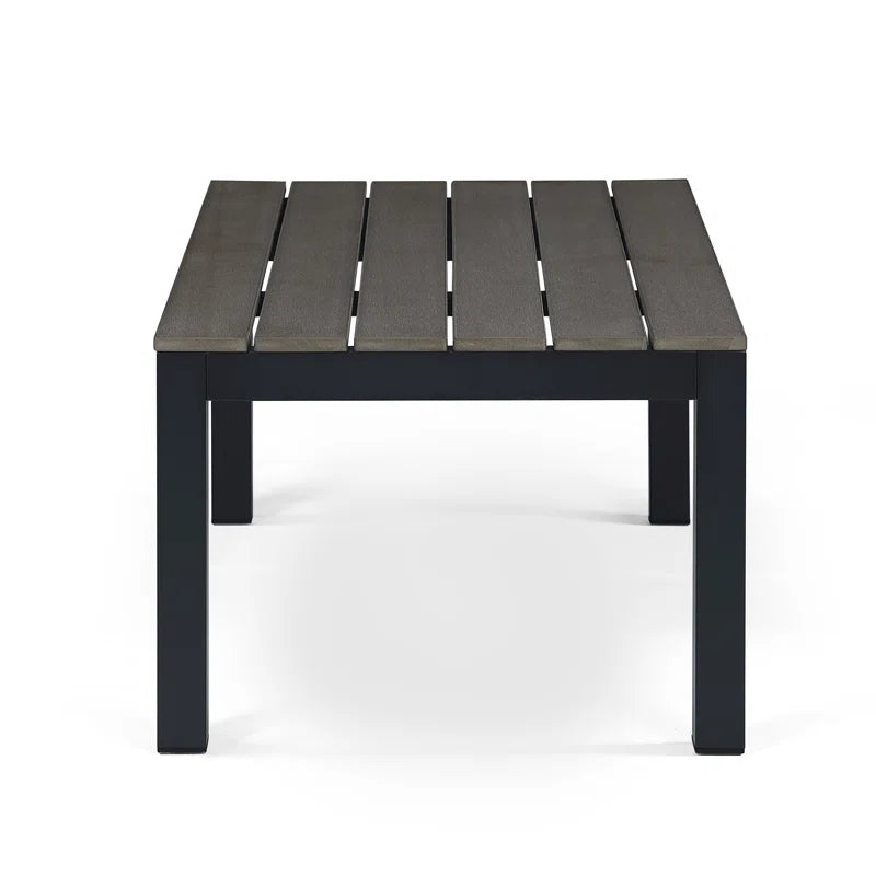 Furnishiaa 4-Piece Outdoor Conversation Sofa Set with metal frame