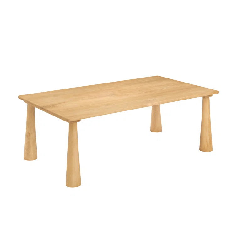 Furnishiaa Solid Wood Sculptural Coffee Table