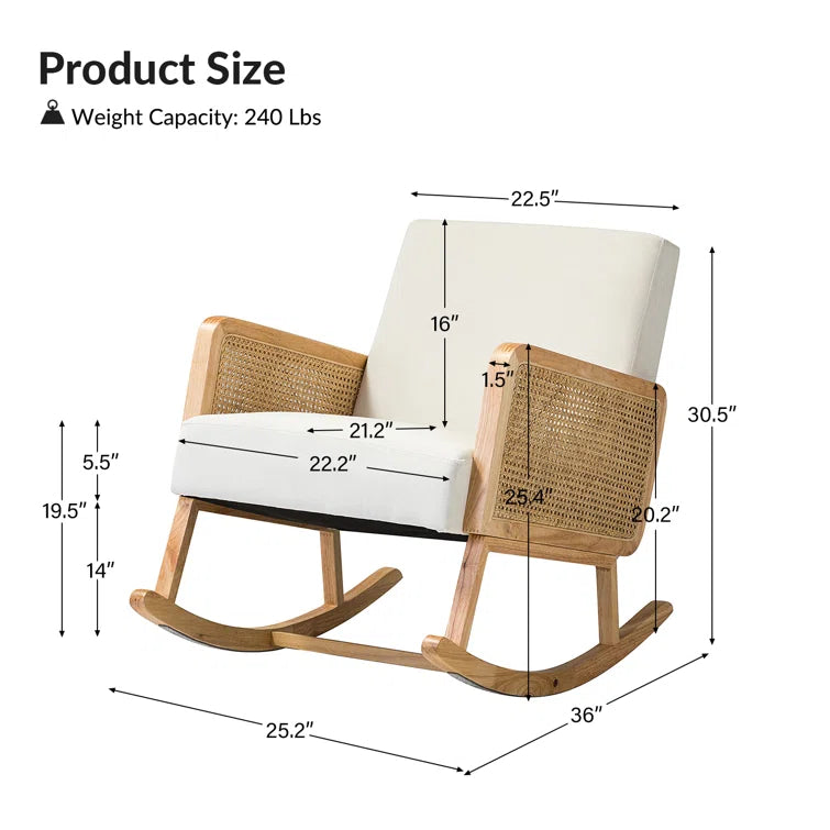Furnishiaa Rocking Chair: A Blend of Style and Comfort for Your Nursery