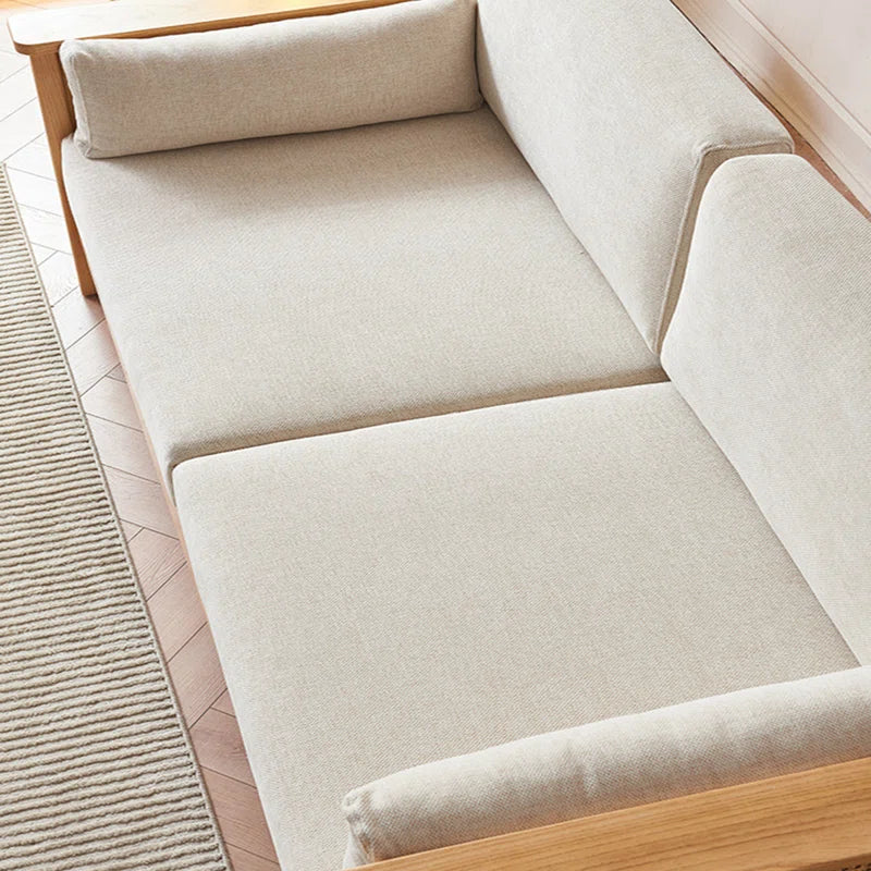 Furnishiaa Handwoven Rattan & Solid Sheesham Wood Sofa