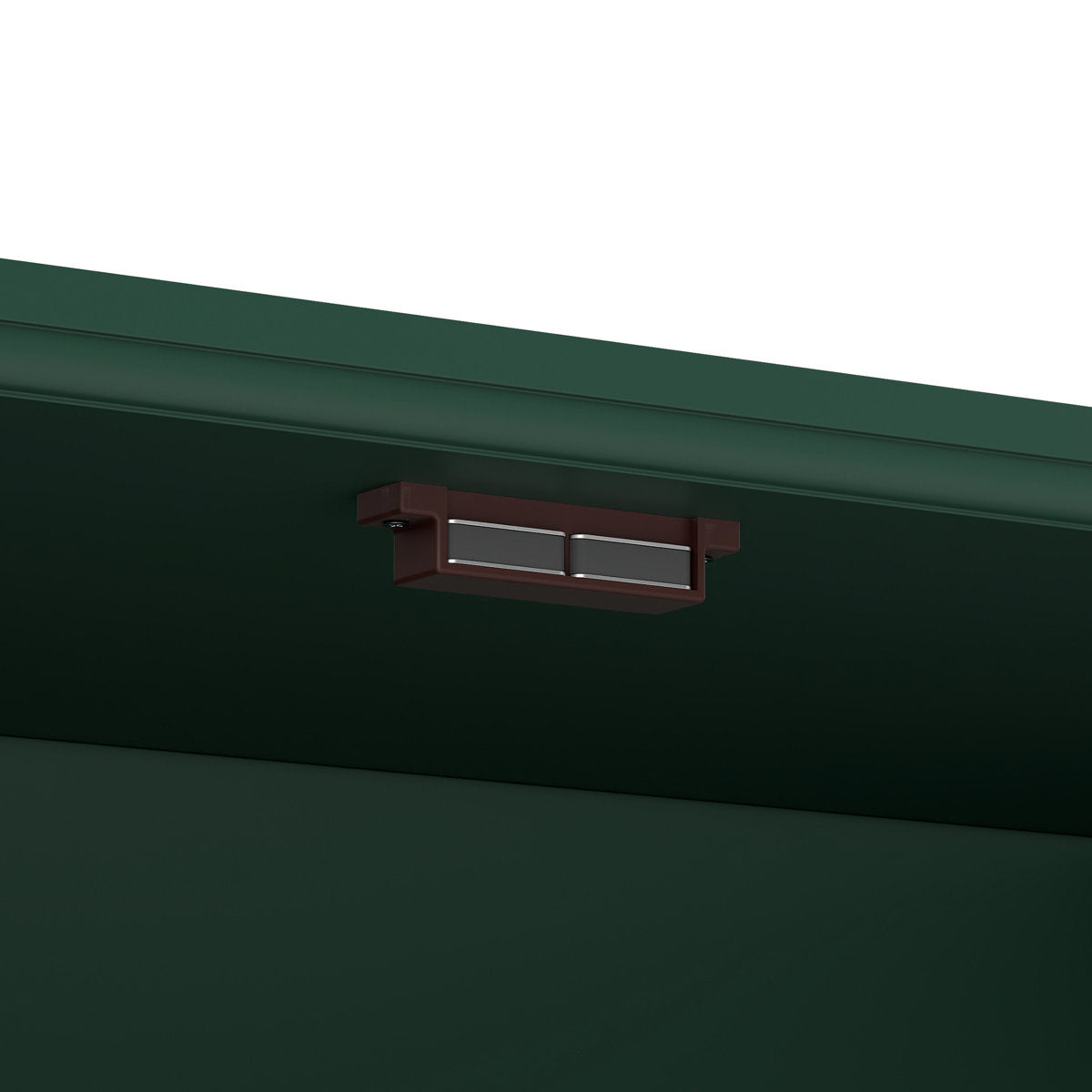 Furnishiaa Floral 2-Door Sideboard with Solid Wood Legs - Green - view 3