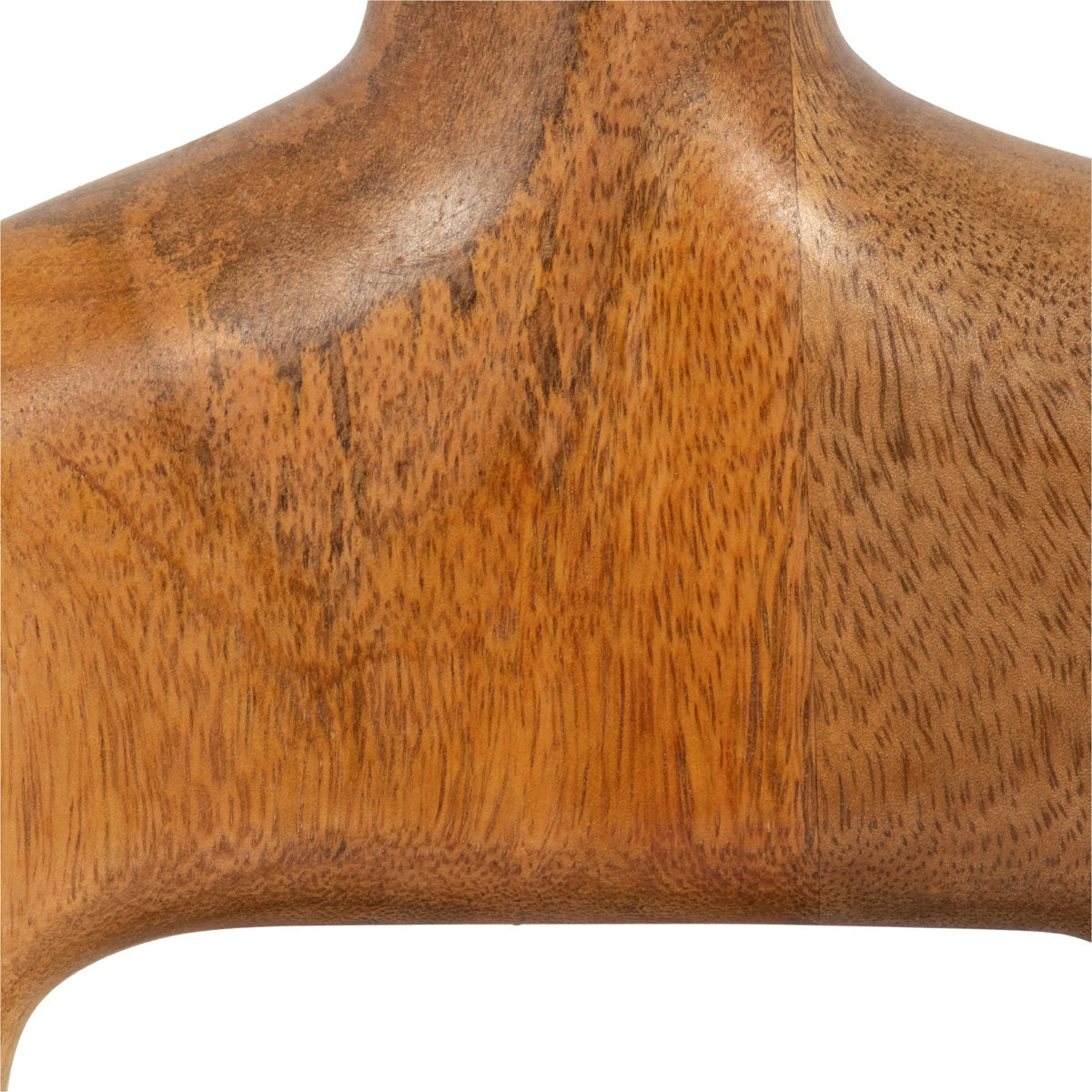 Furnishiaa sculptural wooden table vase in brown - view 4