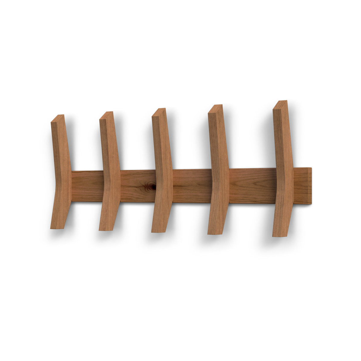 Furnishiaa 5-hook wall mounted coat rack - product gallery view 6