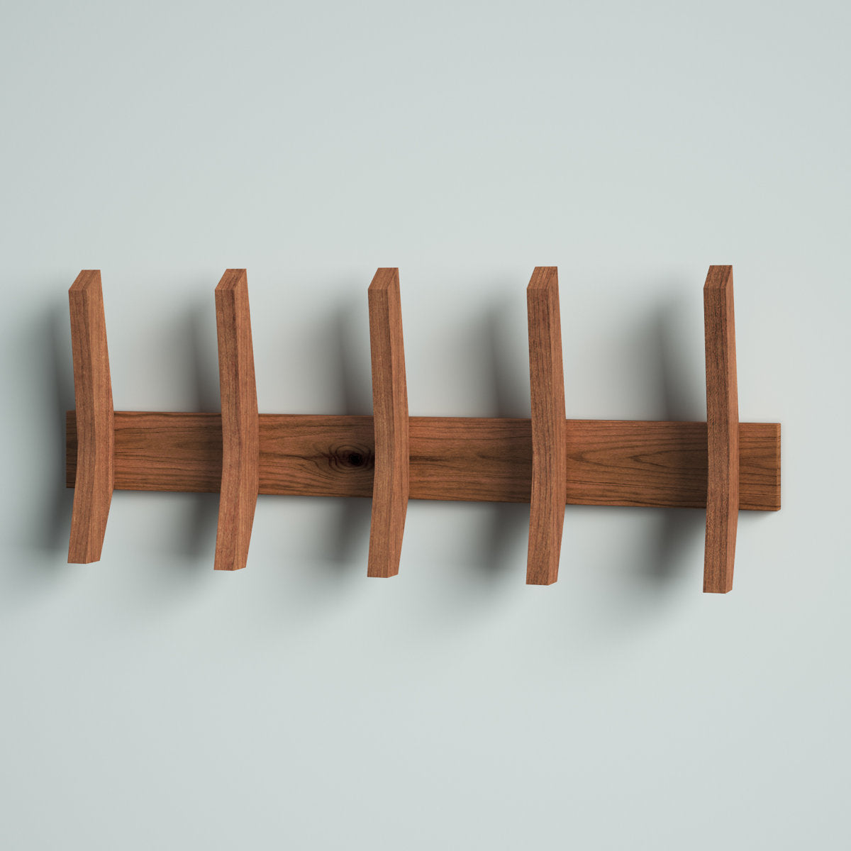 Furnishiaa 5-hook wall mounted coat rack - product gallery view 10