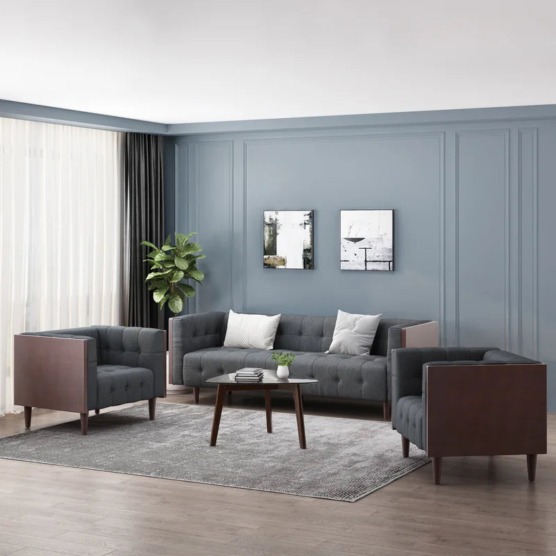 Furnishiaa Contemporary solid wood Living Room Set