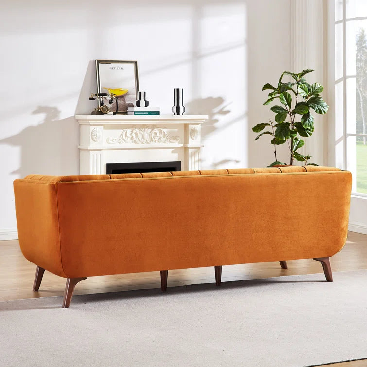Furnishiaa Mid-Century Modern Tufted Sofa