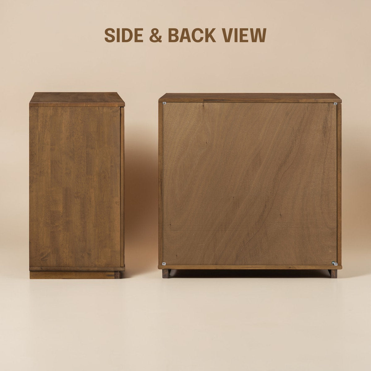 Furnishiaa hand-carved 2-door modular storage cabinet, product view 7