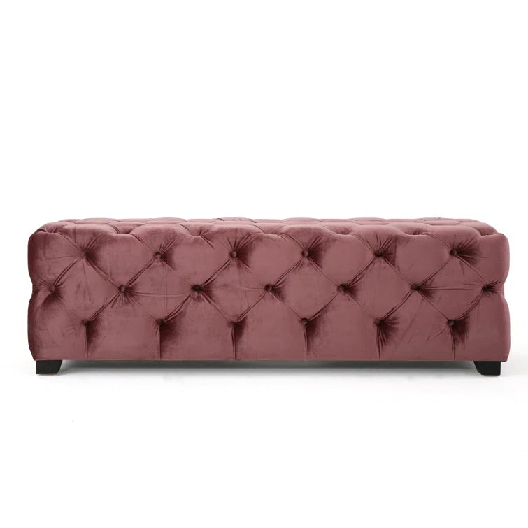Furnishiaa Elegant Tufted Ottoman Bench