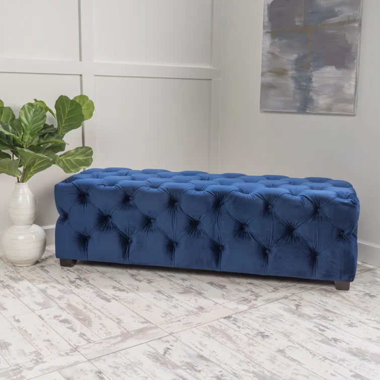 Furnishiaa Elegant Tufted Ottoman Bench