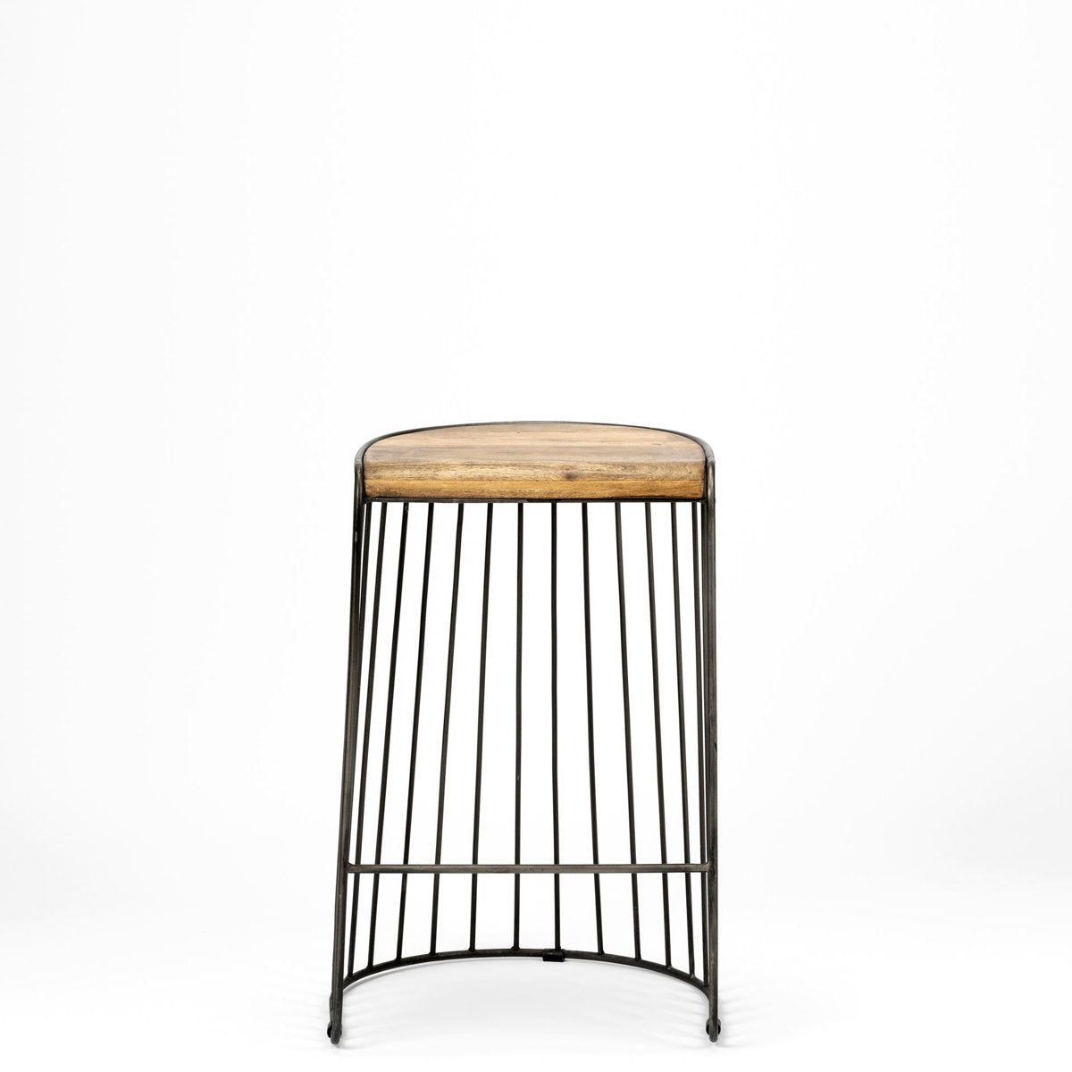 Mango wood bar and counter stool — alternate product view