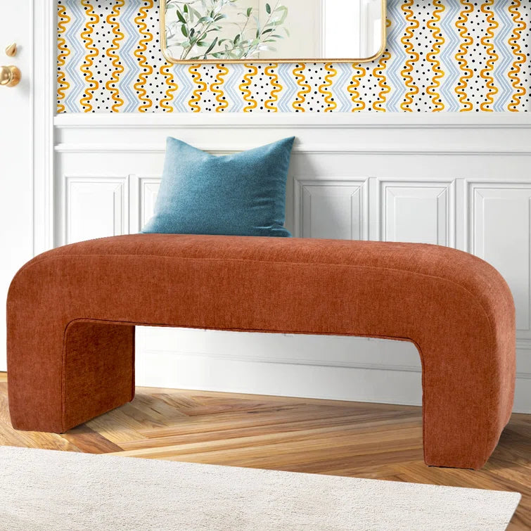 Furnishiaa Modern Velvet Upholstered Bench – Elegant & Comfortable