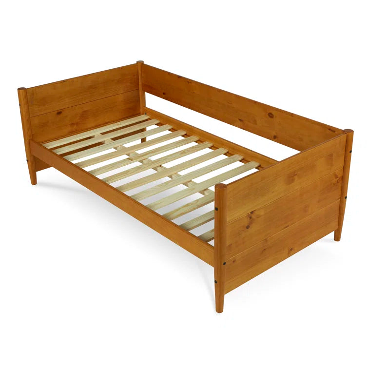 Furnishiaa Twin-Size Solid Wood Daybed With Trundle