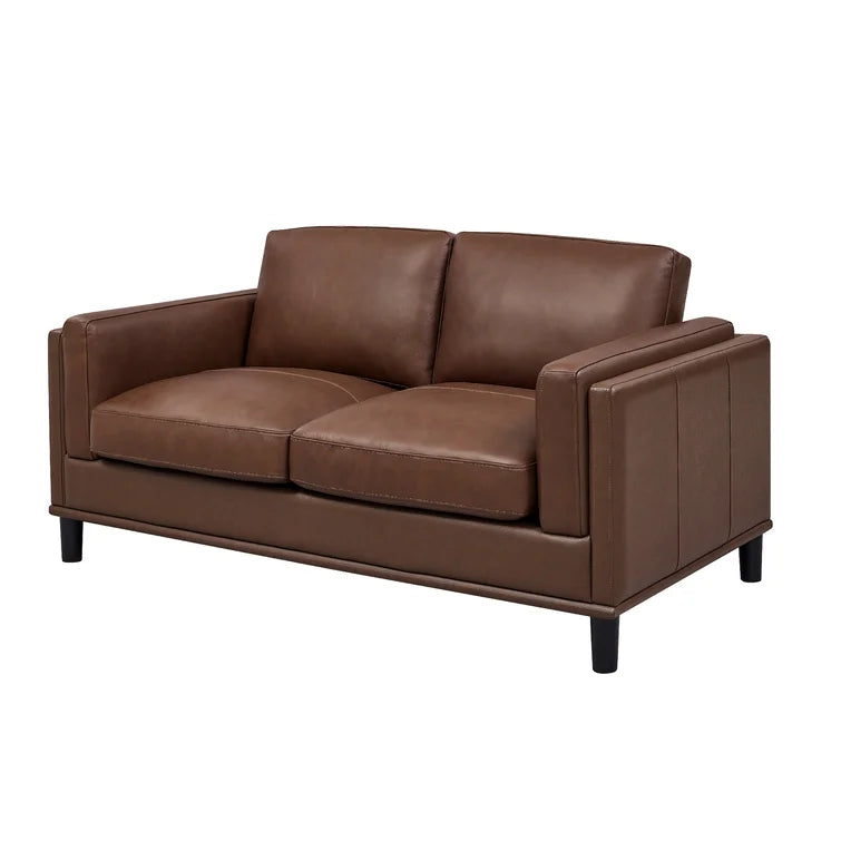 Furnishiaa Modern synthetic Leather Sofa Set – Elegant 2-Piece Living Room Set