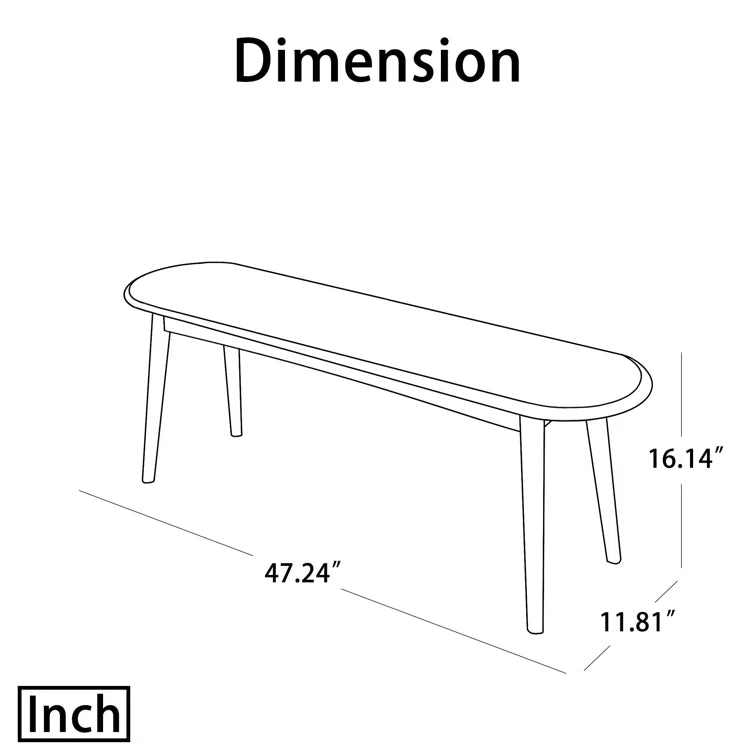 Furnishiaa Solid Sheesham Wood Dining Bench – Elegant Seating with Timeless Craftsmanship
