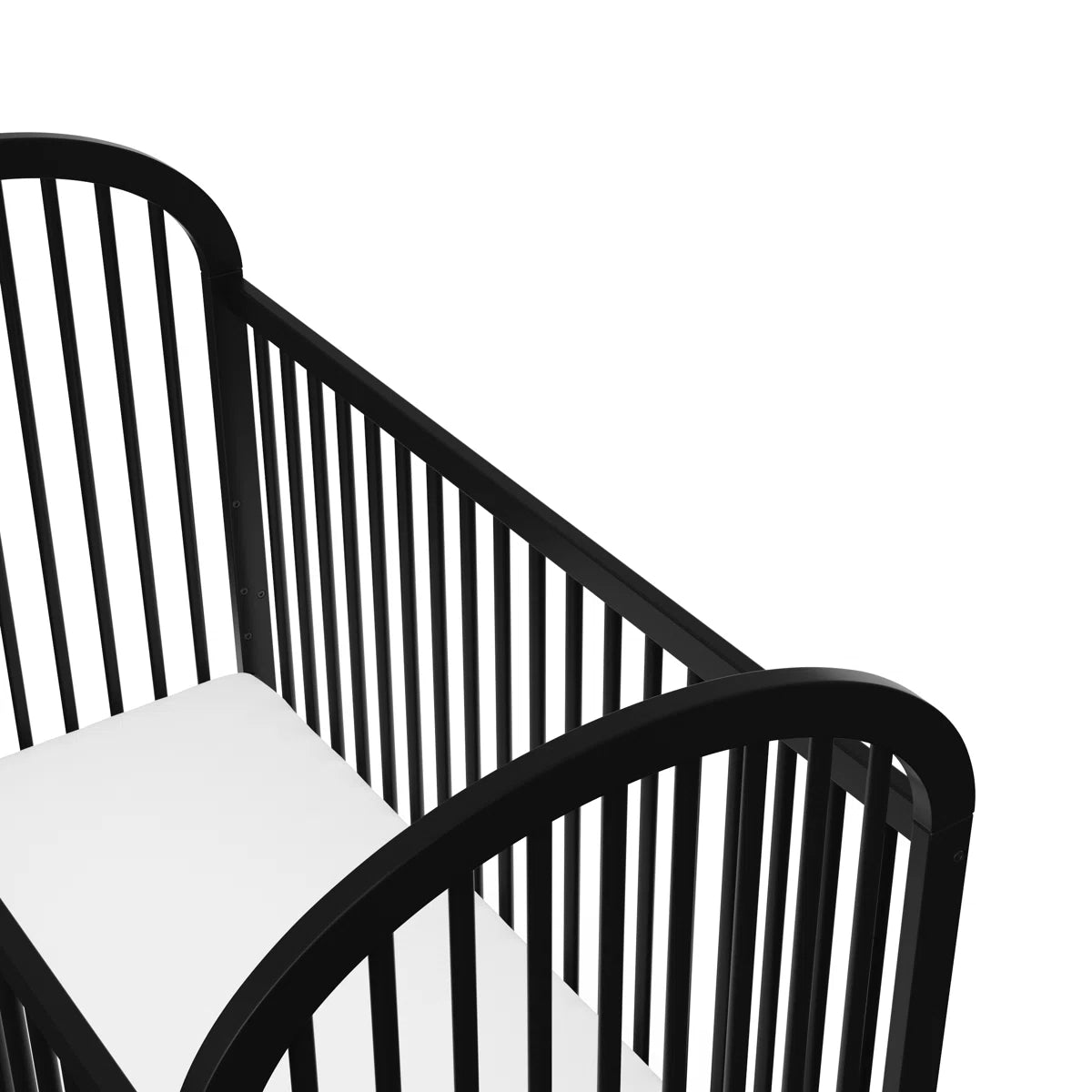 Furnishiaa 3-in-1 Convertible Baby Crib – Adjustable Height, Converts to Toddler Bed & Daybed