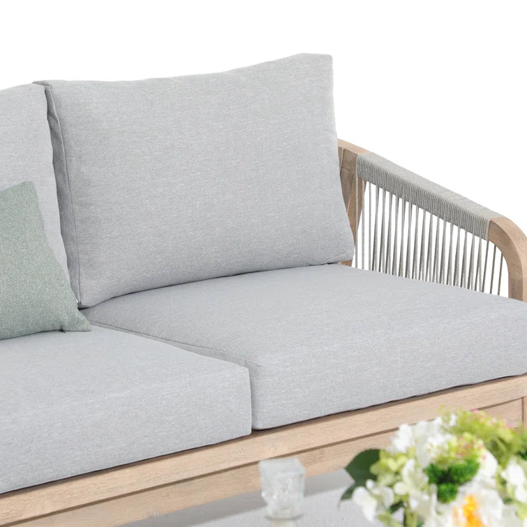 Furnishiaa Handcrafted Solid Sheesham Wood Sofa