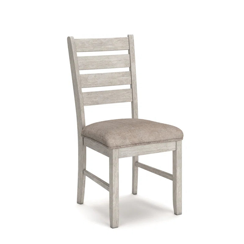 Furnishiaa 7-Piece Dining Set with Ladder Back Chairs