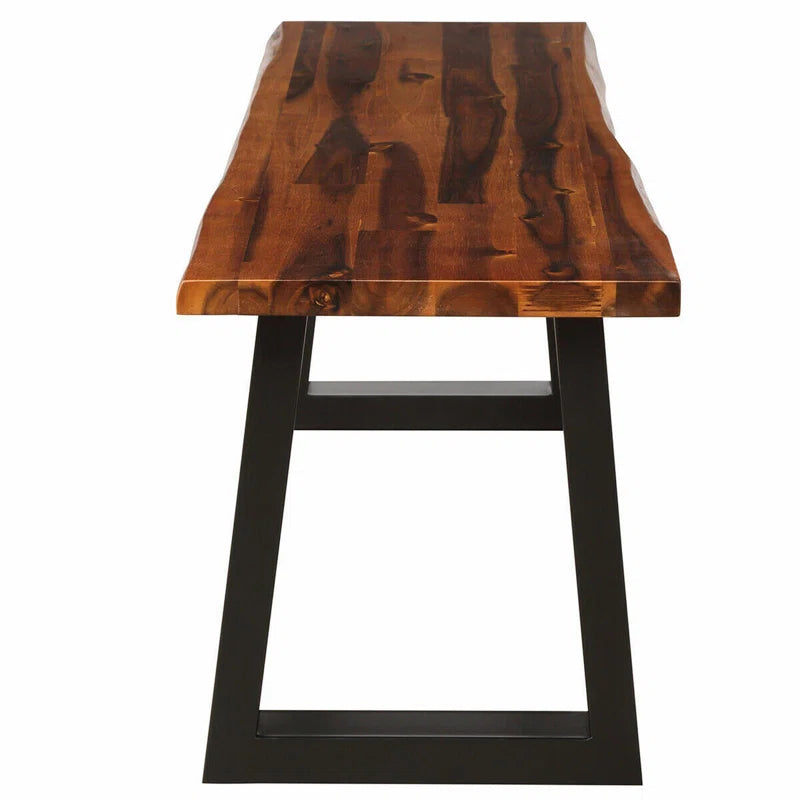 Furnishiaa Solid Sheesham Wood Outdoor Bench