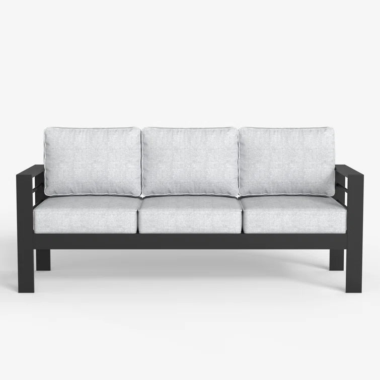 Furnishiaa 7-Seater Outdoor Iron Garden Sofa Set