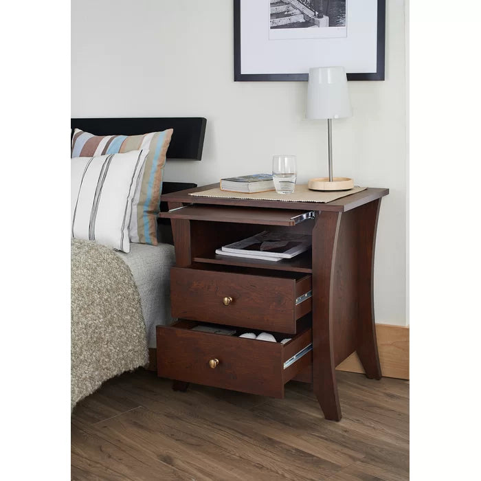SimpleSide Bedside Table with Tea Tray