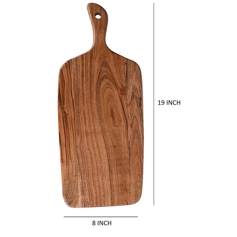 Solid Sheesham Wood Charcuterie Board for Kitchen