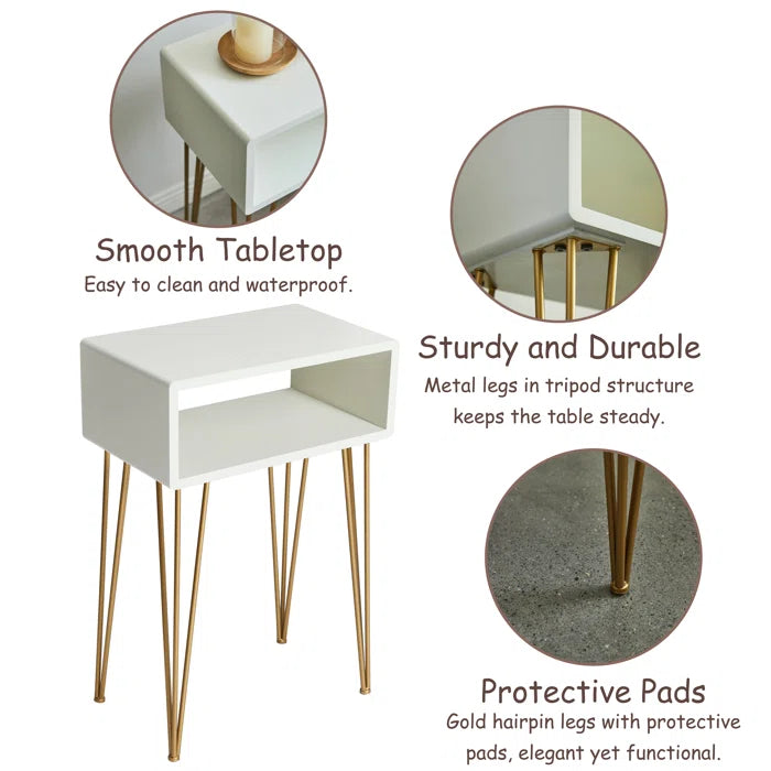 SimpleSide Elegant Minimal Design Bedside Table
